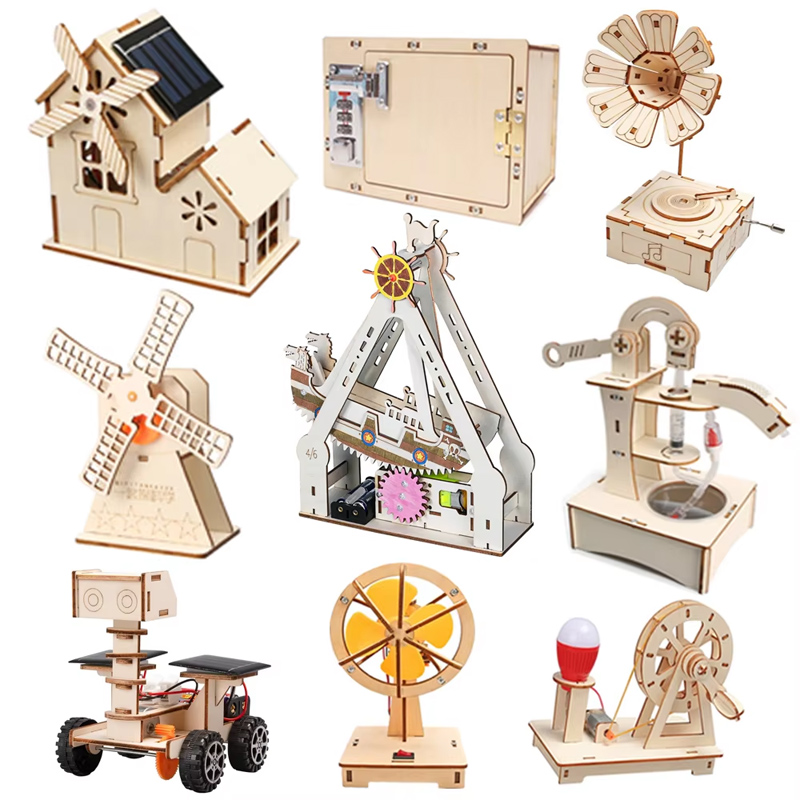 Science Project Kit - STEAM Experiment Kit Wooden DIY Toy