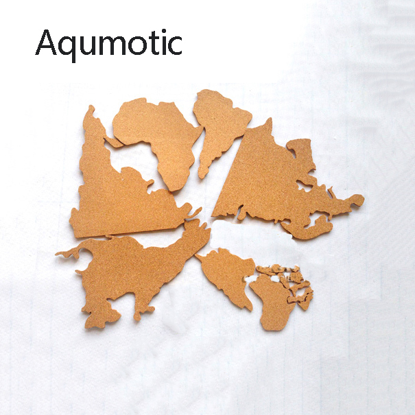 Aqumotic Cork World Map Travel - огляд і ціна Star Map Poster