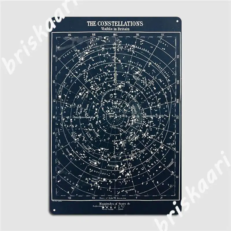 Vintage Star Constellations Ma - огляд і ціна Star Map Poster
