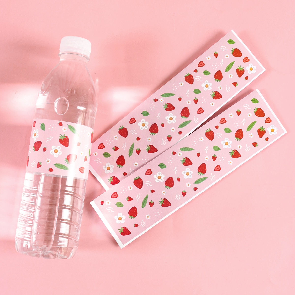 10pcs Strawberry Water Bottle  - огляд і ціна Science Of Happiness