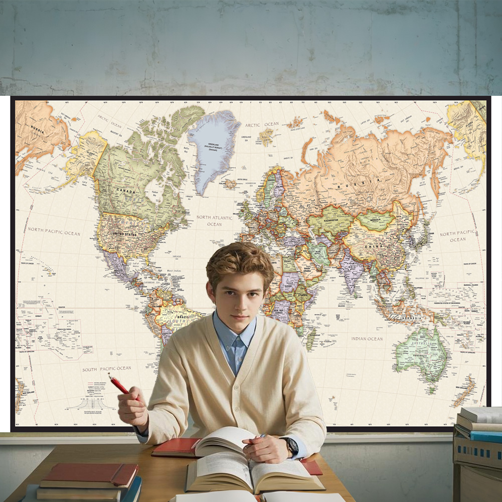127x81cm/50x32inch Vintage Wor - огляд і ціна Star Map Poster