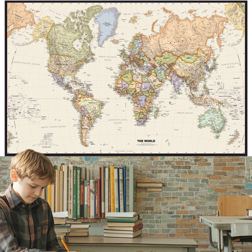 127x81cm/50x32inch Vintage Wor - огляд і ціна Star Map Poster