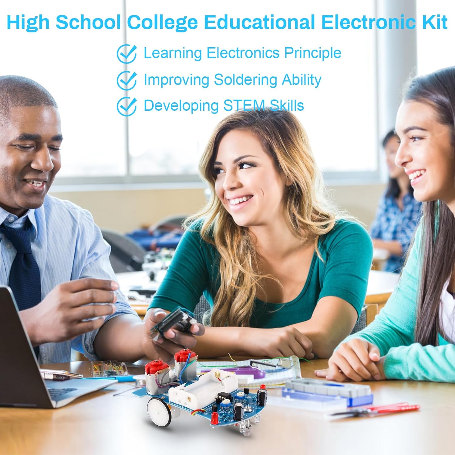 Smart Car Soldering Project Ki - огляд і ціна Science Project Kit
