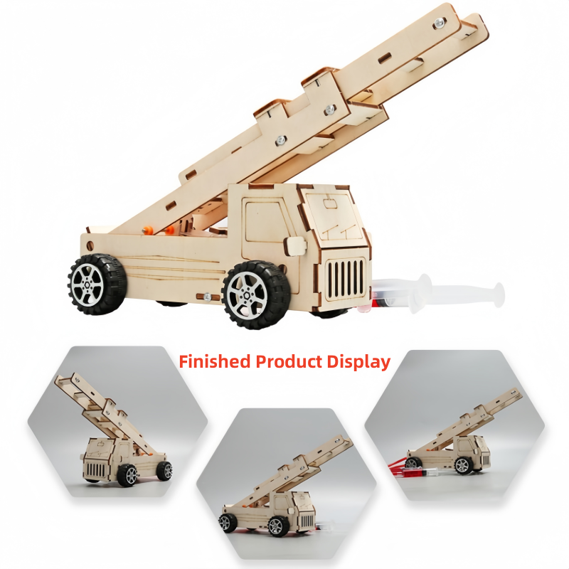 DIY Wood Ladder Fire Truck Mod - огляд і ціна Science Project Kit