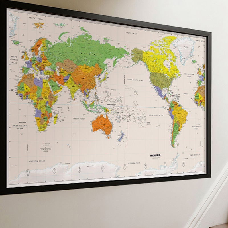 Wall Map,Polyester,World Map W - огляд і ціна Star Map Poster