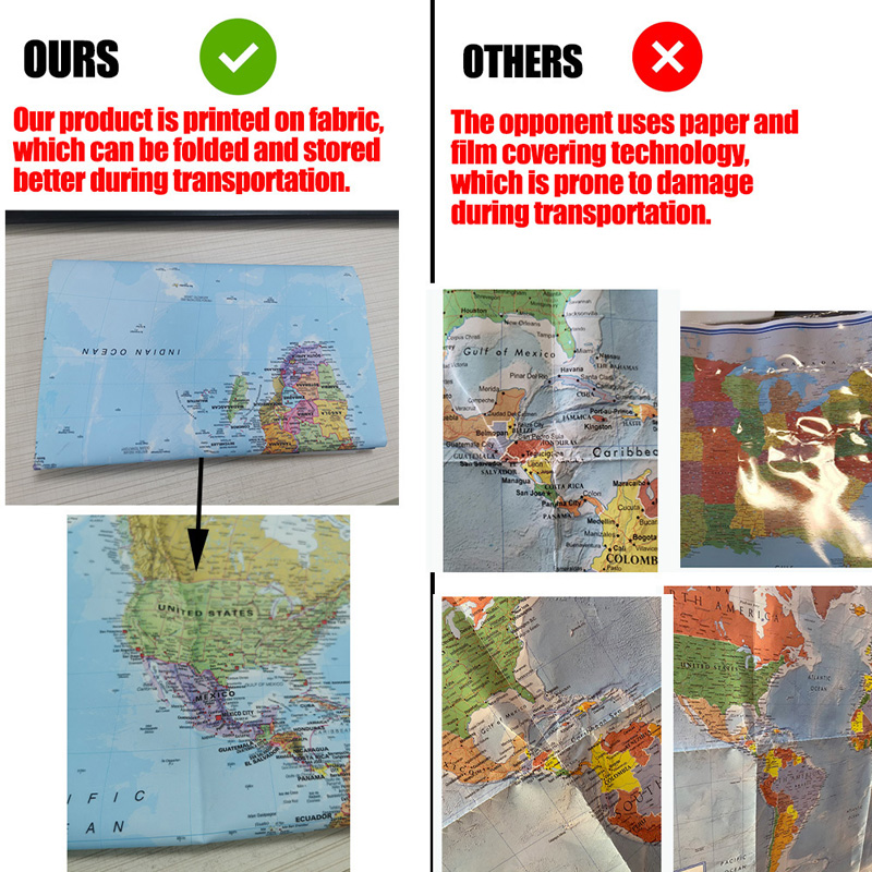 Wall Map,Polyester,World Map W - огляд і ціна Star Map Poster