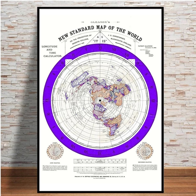 Poster And Prints 1892 Flat Ea - огляд і ціна Star Map Poster