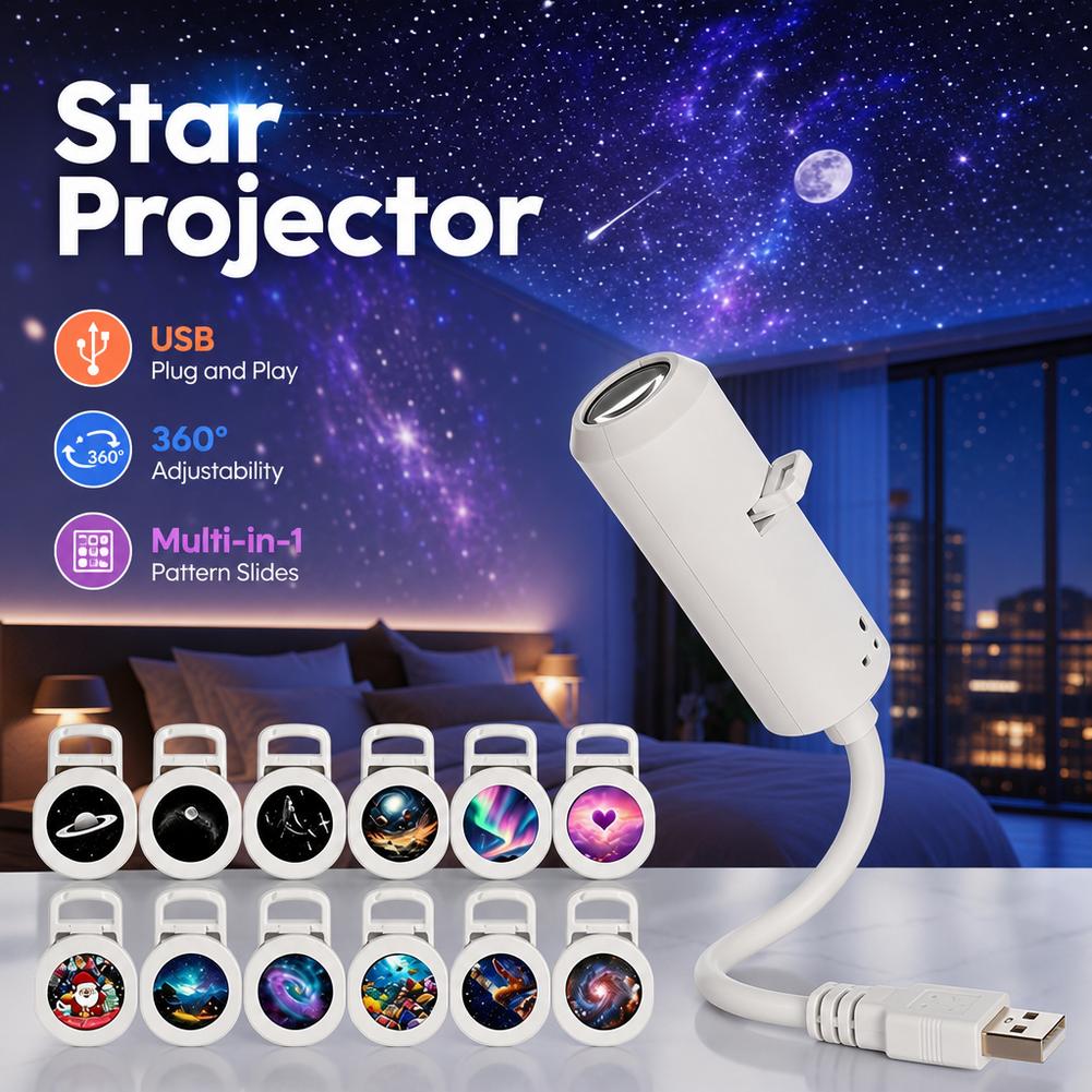 Multi-in-1 New USB Galaxy Star - огляд і ціна Planetarium Projector Home