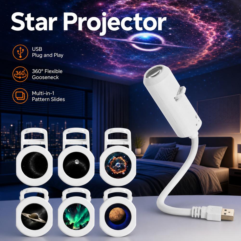 Multi-in-1 New USB Galaxy Star - огляд і ціна Planetarium Projector Home