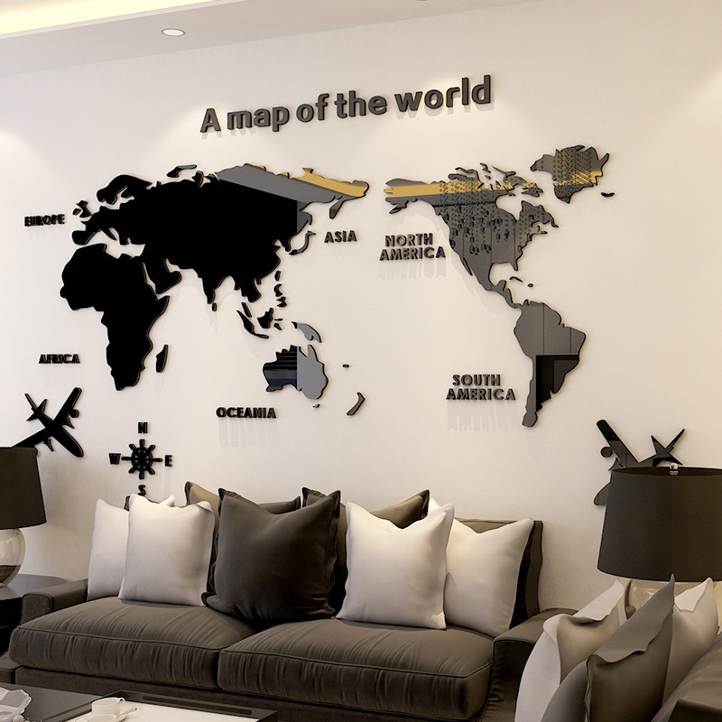 Nordic World Map Acrylic 3D Wa - огляд і ціна Star Map Poster