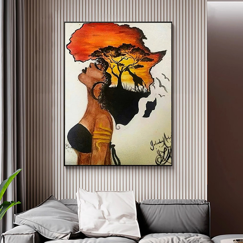 Classical African Woman Poster - огляд і ціна Star Map Poster